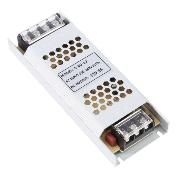 S-60-12 DC12V 5A 60W LED Switching Power Supply Transformer
