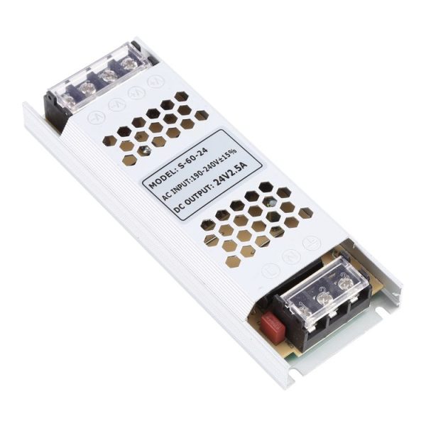 S-60-24 DC24V 2.5A 60W LED Switching Power Supply Transformer