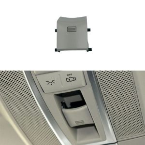 Car Dome Light Button Sunroof Window Switch Button for Mercedes-Benz W166 / W292 2012-, Left Driving, Style: Convex (Mercerized Beige)