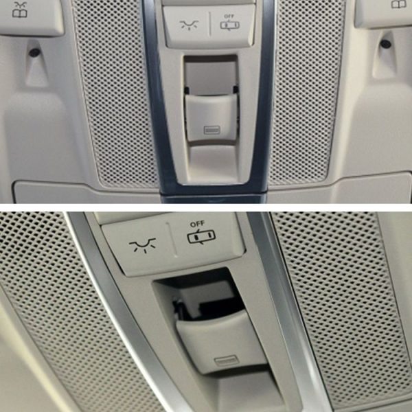 Car Dome Light Button Sunroof Window Switch Button for Mercedes-Benz W166 / W292 2012-, Left Driving, Style: Convex (Mercerized Beige) - Image 4