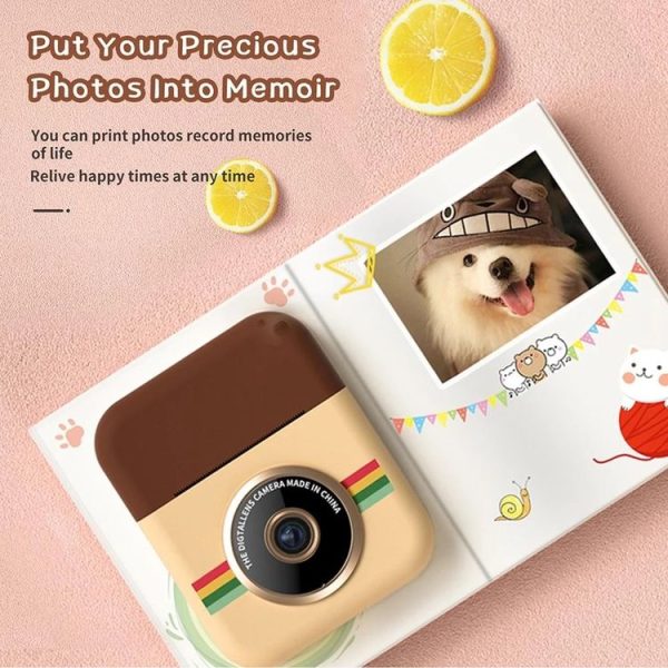 With 32GB Memory Card CP08 2.4 inch IPS HD Screen Children Instant Camera - Image 5