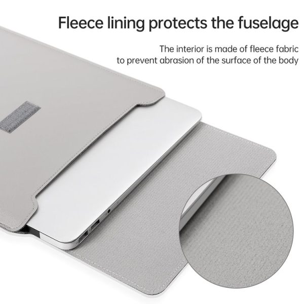 4 in 1 Lightweight and Portable Leather Computer Bag, Size: 13 / 14 inches (Yellow) - Image 6