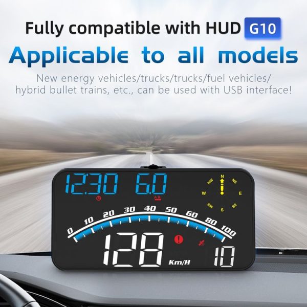 G10 5.5 inch Car HUD GPS Head Up Display Speedometer Odometer LED Windscreen Projector - Image 3