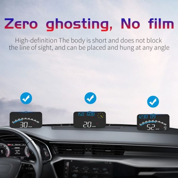 G10 5.5 inch Car HUD GPS Head Up Display Speedometer Odometer LED Windscreen Projector - Image 5