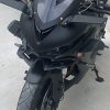 Motorcycle Winglet Aerodynamic Wing Kit Spoiler, Style: Glossy Carbon - Image 4
