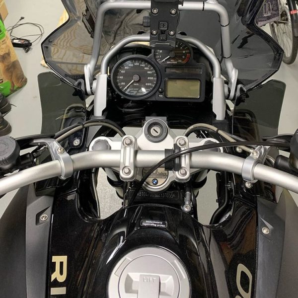 Motorcycle Side Windshield for BMW R1200GS ADV 2004-2012 (Transparent Grey) - Image 4