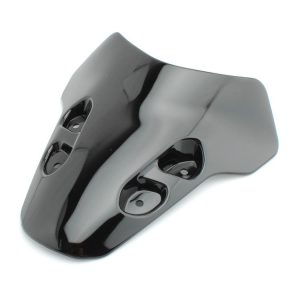 Motorcycle Airflow Deflector Windshield for Yamaha MT-07 2021 (Black)
