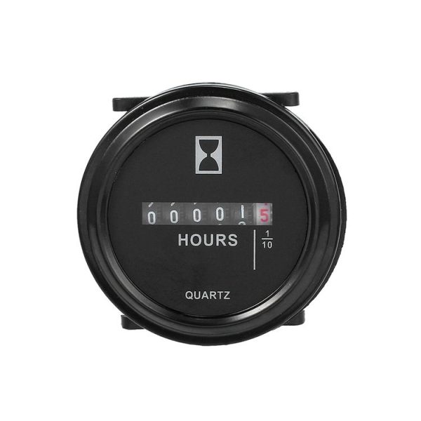 Mechanical Chronograph Marine Boat Engine Round ACDC Truck Chrono Hour Meter - Image 2
