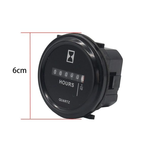 Mechanical Chronograph Marine Boat Engine Round ACDC Truck Chrono Hour Meter - Image 5