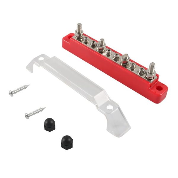 A7473 1 Pair 10 Way Power Distribution Block Terminal Studs with 4 Fixing Screws - Image 4