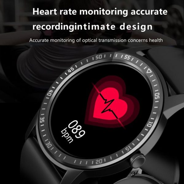 Q669 1.28 inch TFT Screen Smart Watch, Support Real-time Heart Rate Measurement (Green) - Image 5