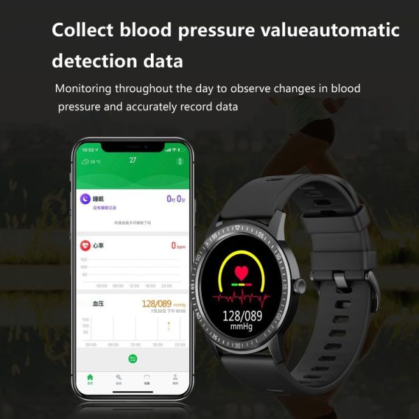 Q669 1.28 inch TFT Screen Smart Watch, Support Real-time Heart Rate Measurement (Green) - Image 6