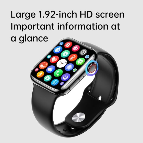 GD7MAX 1.92 inch TFT Screen Smart Health Watch (Black) - Image 3