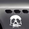 D-774 Evil Skull Pattern Car Modified Decorative Sticker (White) - Image 4