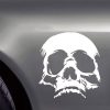 D-774 Evil Skull Pattern Car Modified Decorative Sticker (White) - Image 5