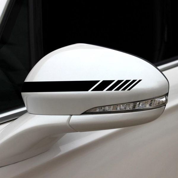 D-930 Lines Pattern Car Modified Decorative Sticker (Black) - Image 6