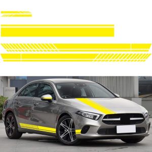 D-936 Stripe Pattern Car Modified Decorative Sticker (Yellow)