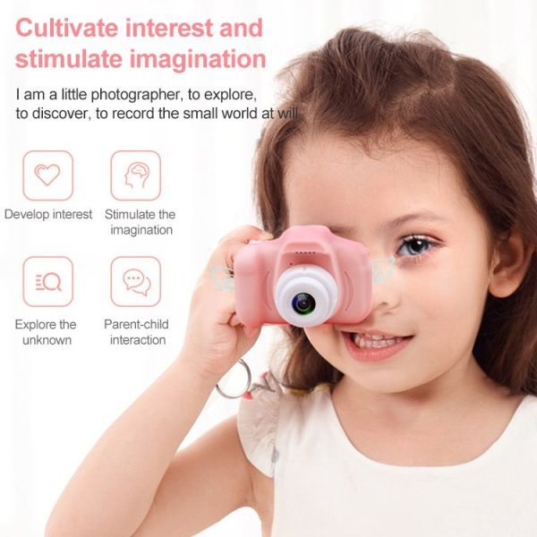 X2S 2.0 Inch LCD Screen Mini Children Camera Digital Camera, Resolution: 800W (Blue) - Image 3