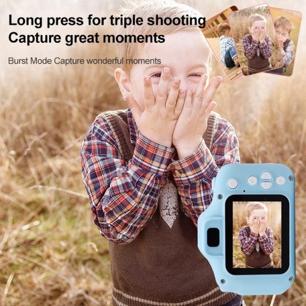 X2S 2.0 Inch LCD Screen Mini Children Camera Digital Camera, Resolution: 800W (Blue) - Image 5