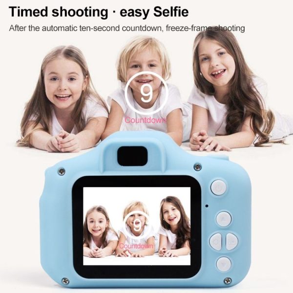 X2S 2.0 Inch LCD Screen Mini Children Camera Digital Camera, Resolution: 800W (Blue) - Image 6