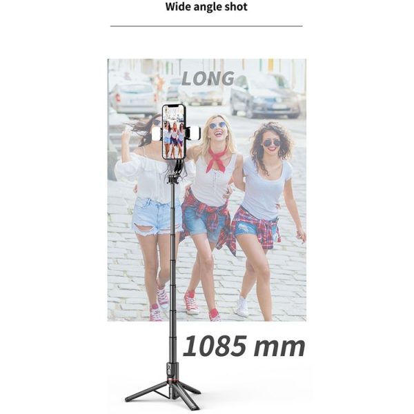L12D Bluetooth Remote Control Detachable Fill Light Tripod Selfie Stick Phone Holder - Image 5