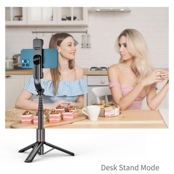 L12D Bluetooth Remote Control Detachable Fill Light Tripod Selfie Stick Phone Holder - Image 8