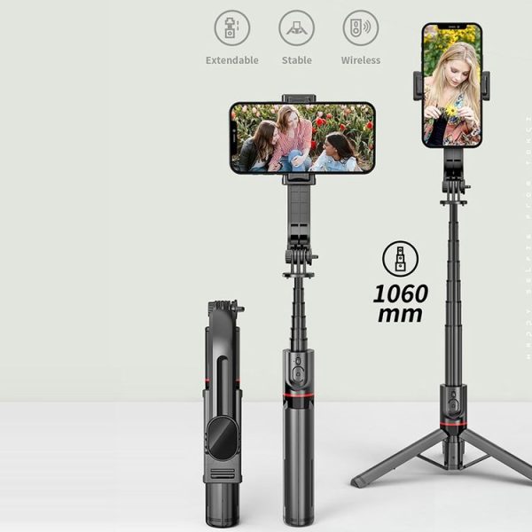 L12 Bluetooth Remote Control Tripod Selfie Stick Phone Holder - Image 3