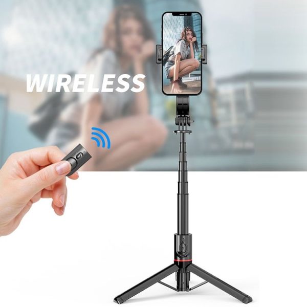L12 Bluetooth Remote Control Tripod Selfie Stick Phone Holder - Image 5