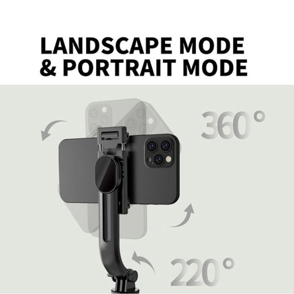 L12 Bluetooth Remote Control Tripod Selfie Stick Phone Holder - Image 6