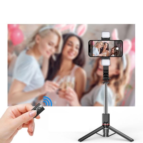 L13D Bluetooth Remote Control Detachable Fill Light Tripod Selfie Stick Phone Holder - Image 4