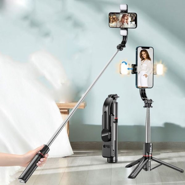 L13D Bluetooth Remote Control Detachable Fill Light Tripod Selfie Stick Phone Holder - Image 6