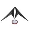 CSB016-BK Carbon Fiber Triangular Decorative Strip Leaf Shape Spoiler