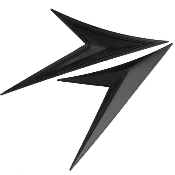 CSB016-BK Carbon Fiber Triangular Decorative Strip Leaf Shape Spoiler - Image 3
