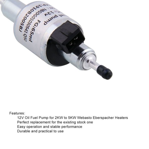 FP062 12V Car Air Diesel Parking Oil Fuel Pump - Image 5