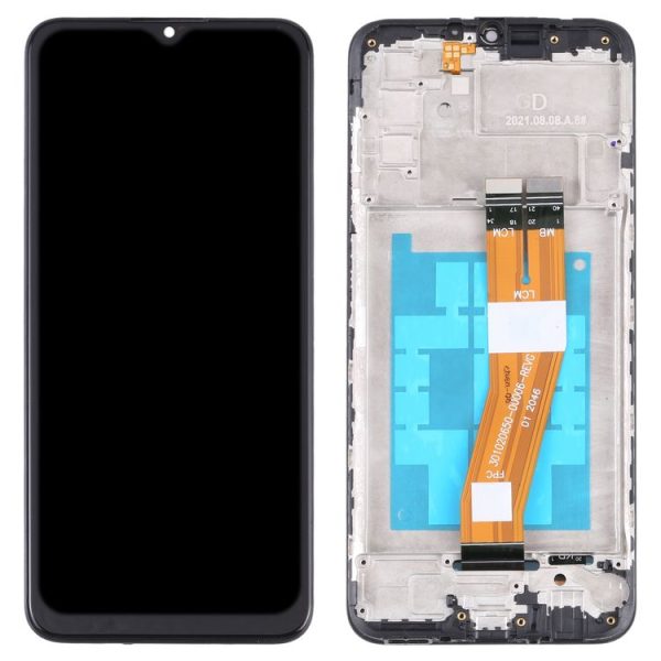 OEM LCD Screen For Samsung Galaxy A03s SM-A037F Digitizer Full Assembly with Frame - Image 2