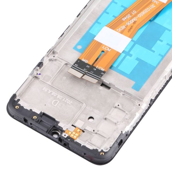 OEM LCD Screen For Samsung Galaxy A03s SM-A037F Digitizer Full Assembly with Frame - Image 3