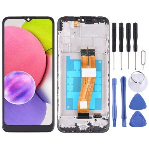 OEM LCD Screen For Samsung Galaxy A03s SM-A037G / A037M Digitizer Full Assembly with Frame