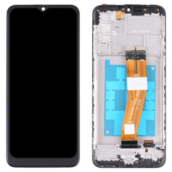 OEM LCD Screen For Samsung Galaxy A03s SM-A037G / A037M Digitizer Full Assembly with Frame - Image 2