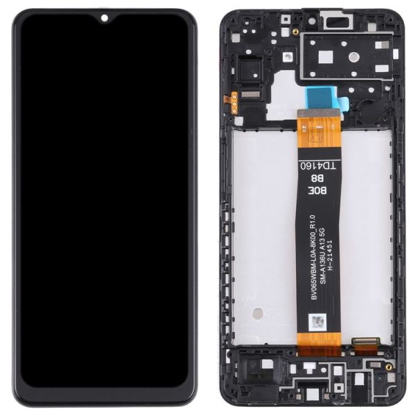 Original LCD Screen For Samsung Galaxy A13 5G SM-A136U Digitizer Full Assembly with Frame - Image 2