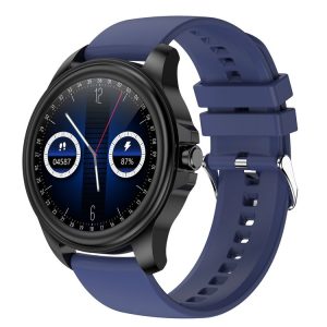E89 1.32 Inch Screen TPU Strap Smart Health Watch Supports ECG Function, AI Medical Diagnosis, Body Temperature Monitoring (Dark Blue)