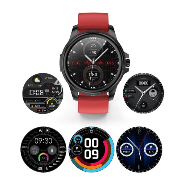 E89 1.32 Inch Screen TPU Strap Smart Health Watch Supports ECG Function, AI Medical Diagnosis, Body Temperature Monitoring (Dark Blue) - Image 3
