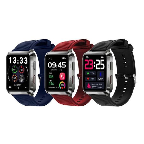 S6T 1.7 Inch Air Pump Smart Watch Supports Heart Rate Detection, Blood Pressure Detection, Blood Oxygen Detection (Black) - Image 7