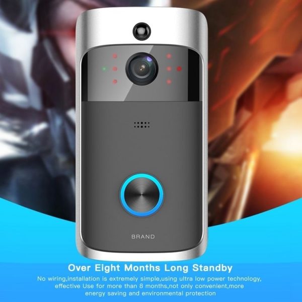 M3 720P Smart WIFI Ultra Low Power Video Visual Doorbell With Ding Dong Version (EU Plug) - Image 11