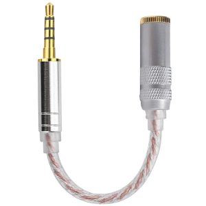 ZS0156 Balanced Inter-conversion Audio Cable (2.5 Balanced Male to 4.4 Balanced Female)