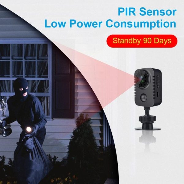 HD 1080P Infrared Night Vision Surveillance Monitor Camera (Black) - Image 6