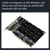 PH44 NVME 4 Disk Array Card PCI-E Signal Split Array Card - Image 5