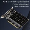 PH44 NVME 4 Disk Array Card PCI-E Signal Split Array Card - Image 6