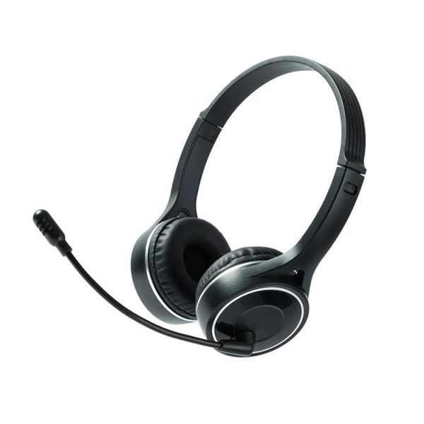 SOYTO SY-T30C Long Microphone Bluetooth Wireless Noise Cancelling Ergonomic Gaming Headset (Black)