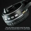 SOYTO SY-T30C Long Microphone Bluetooth Wireless Noise Cancelling Ergonomic Gaming Headset (Black) - Image 5