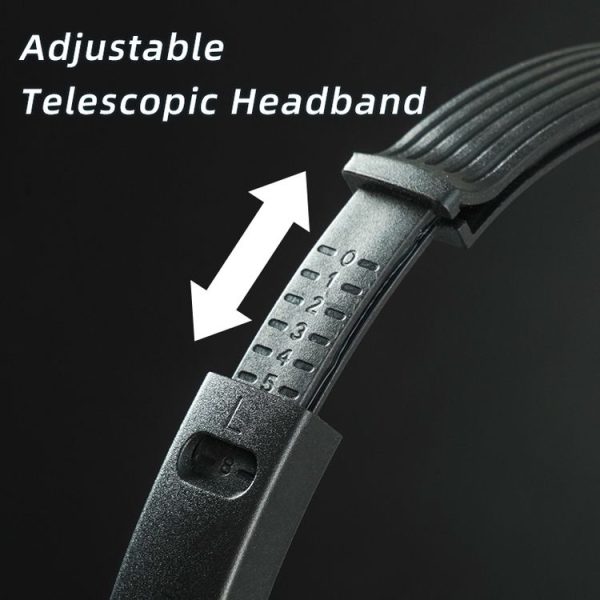 SOYTO SY-T30C Long Microphone Bluetooth Wireless Noise Cancelling Ergonomic Gaming Headset (Black) - Image 7